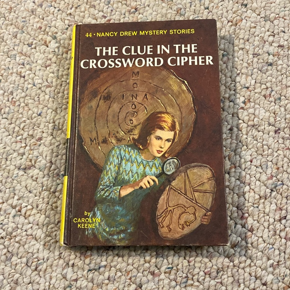 Vintage 1967 Nancy Drew The Clue In The Crossword Cipher
